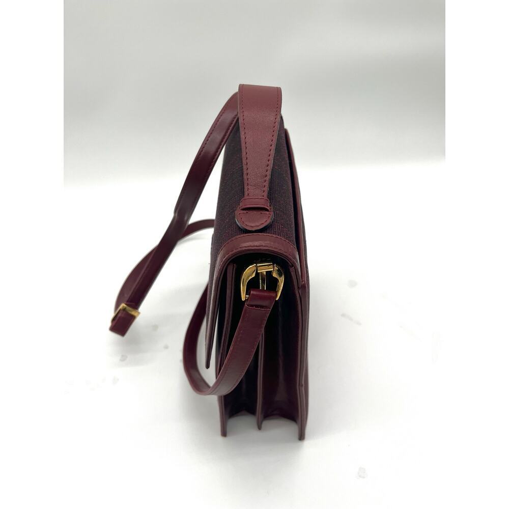 LA LAURENT Vintage Textured Horse Hair Accordion Bag, Combination Lock Closure - Picture 9 of 13